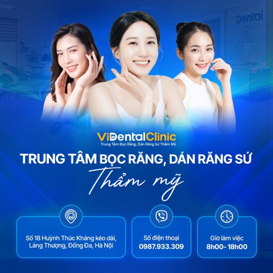 Bọc răng sứ an toàn tại ViDental Clinic